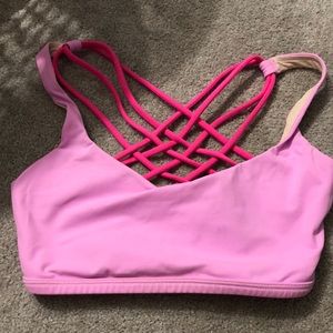 Lululemon Hot pink sports bra